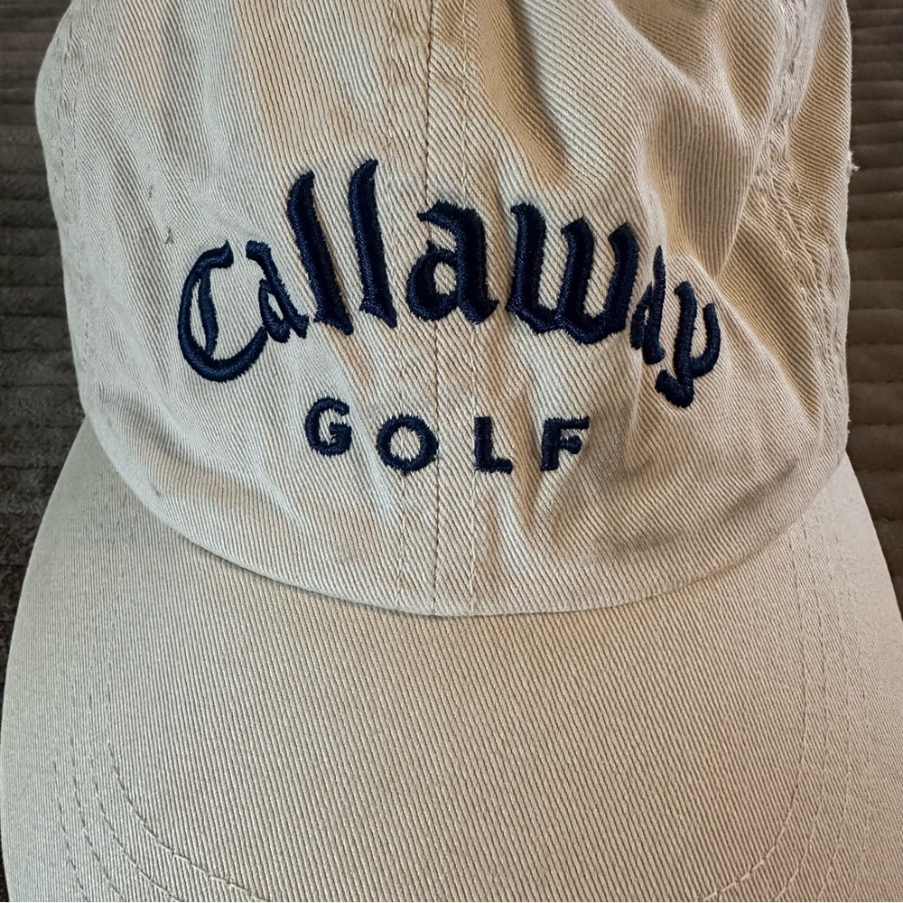 Callaway Golf Tan Embroidered Baseball Cap - Picture 2 of 12